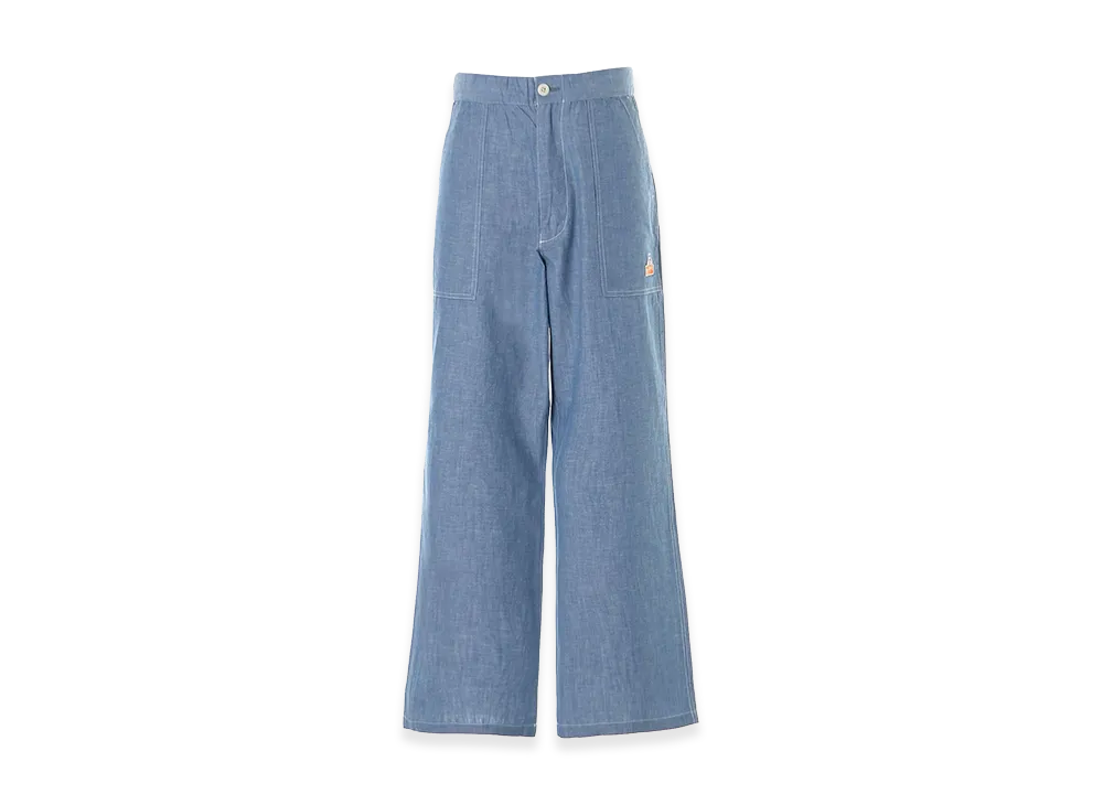 HYSTERIC GLAMOUR See No Evil Patch Easy Pants "Blue"