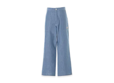 HYSTERIC GLAMOUR See No Evil Patch Easy Pants "Blue"