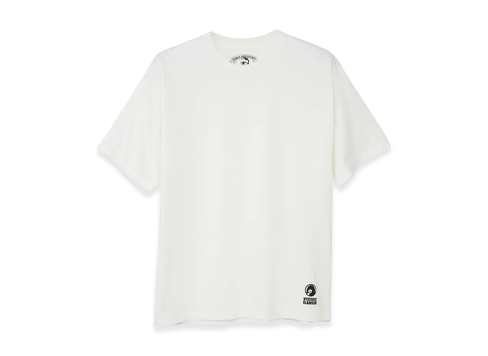 HYSTERIC GLAMOUR Circle Head T-Shirt 2-Pack "White"