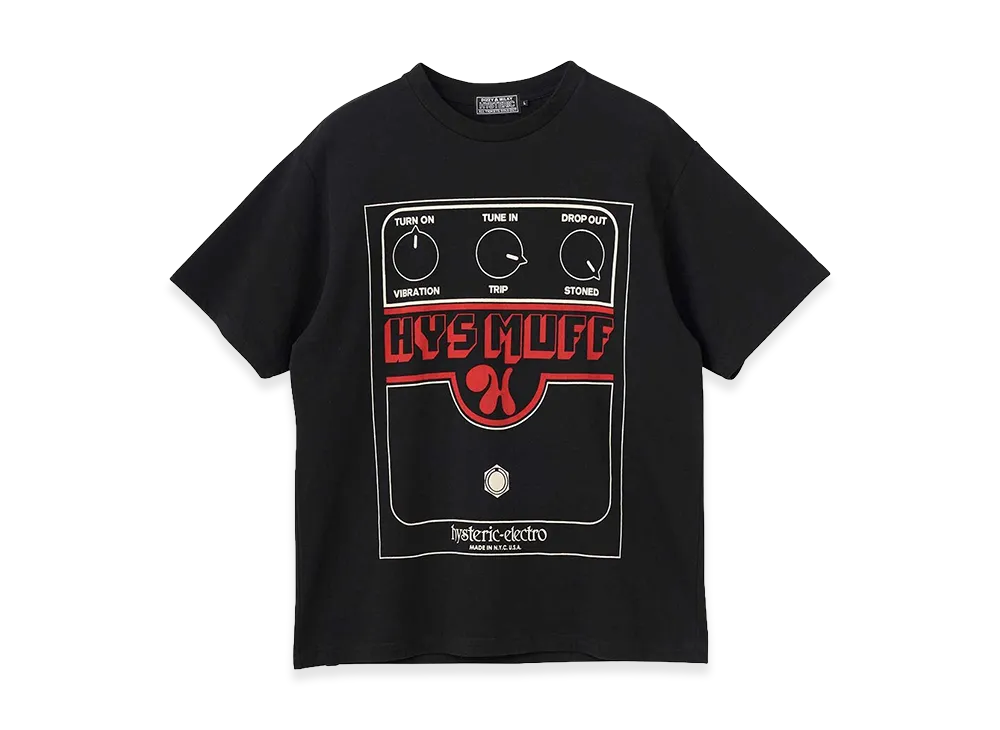 HYSTERIC GLAMOUR Hys Muff T-Shirt "Black"