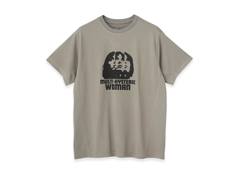 HYSTERIC GLAMOUR Multi Hysteric Woman Functional T-Shirt "Khaki"