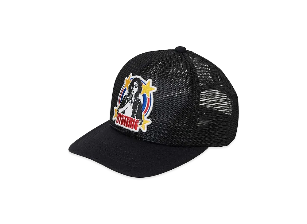 HYSTERIC GLAMOUR Woman Banana Patch All Mesh Cap "Black"