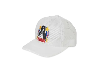 HYSTERIC GLAMOUR Woman Banana Patch All Mesh Cap "White"