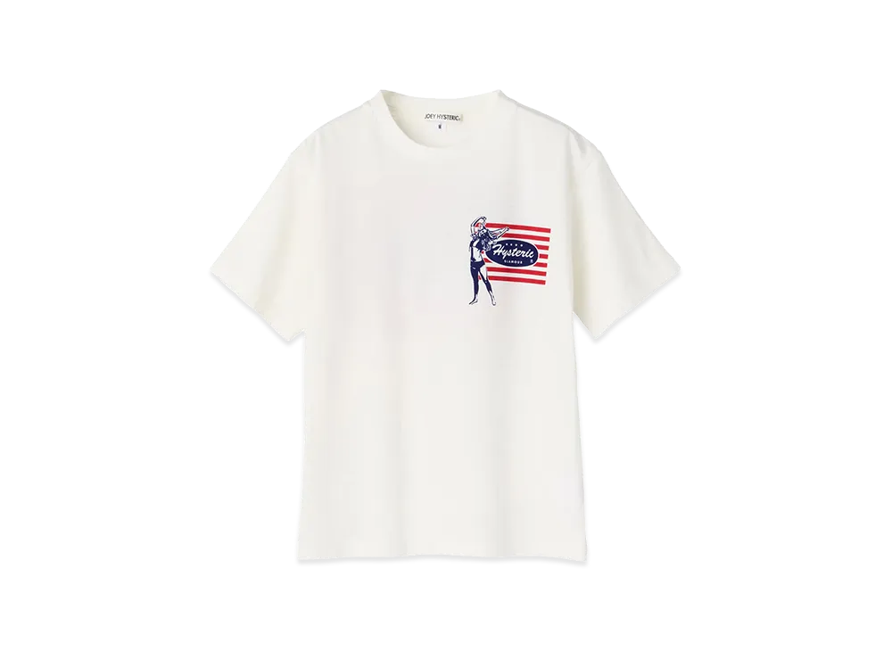 HYSTERIC GLAMOUR Kids Nasty Union T-Shirt "White"