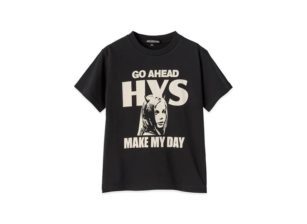HYSTERIC GLAMOUR Kids Make My Day T-Shirt "Black"