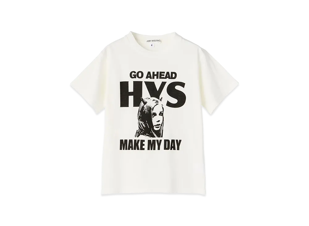 HYSTERIC GLAMOUR Kids Make My Day T-Shirt "White"