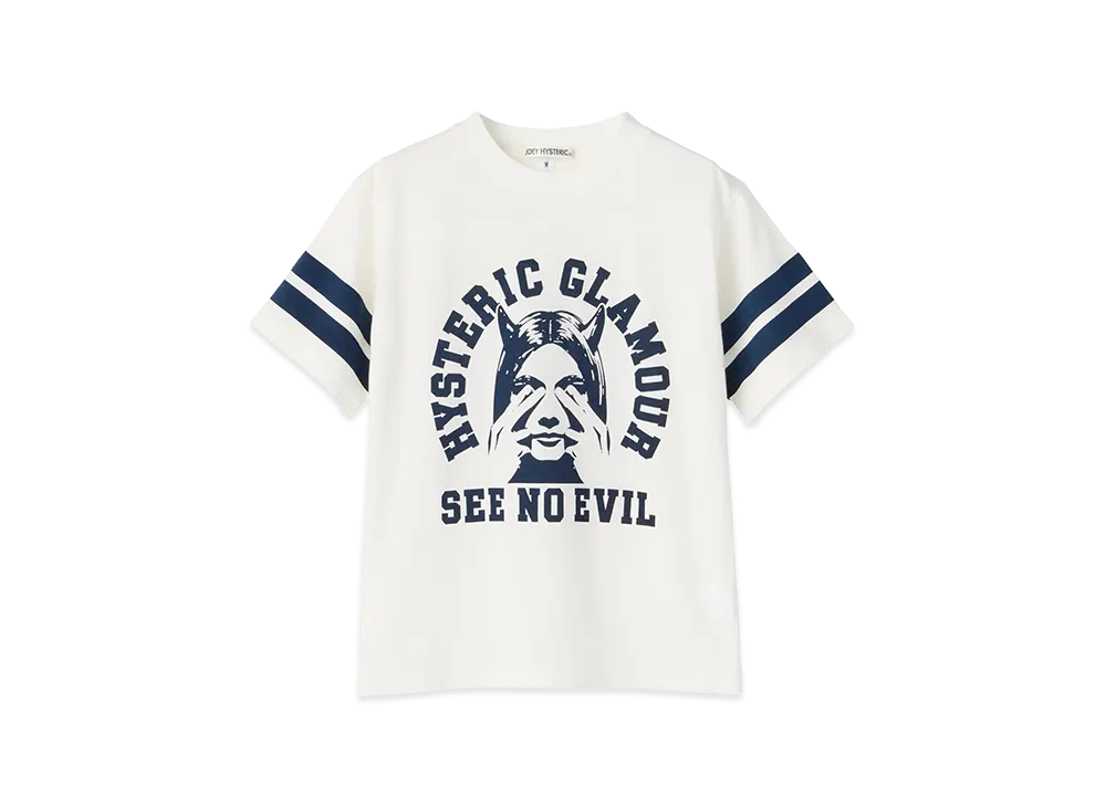 HYSTERIC GLAMOUR Kids See No Evil T-Shirt "White"