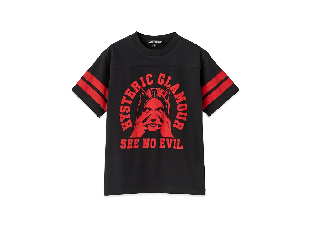 HYSTERIC GLAMOUR Kids See No Evil T-Shirt "Black"