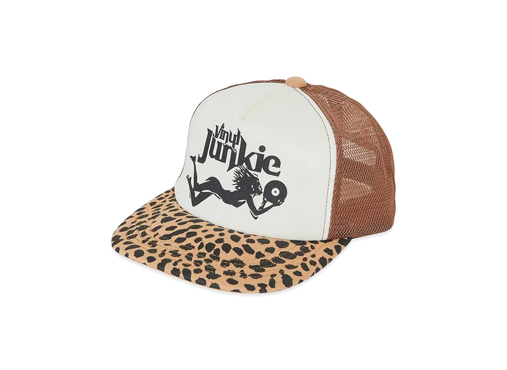 HYSTERIC GLAMOUR Vinyl Junkie Mesh Cap "Brown"