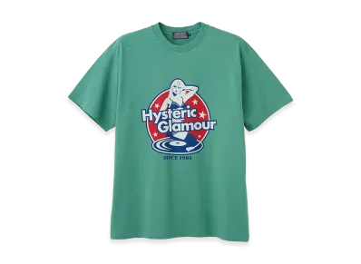 HYSTERIC GLAMOUR Hysteric Records T-Shirt "Green"