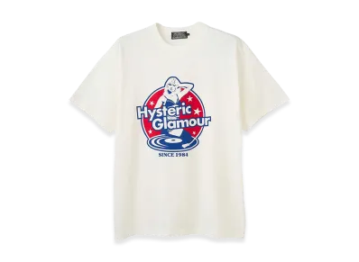 HYSTERIC GLAMOUR Hysteric Records T-Shirt "White"