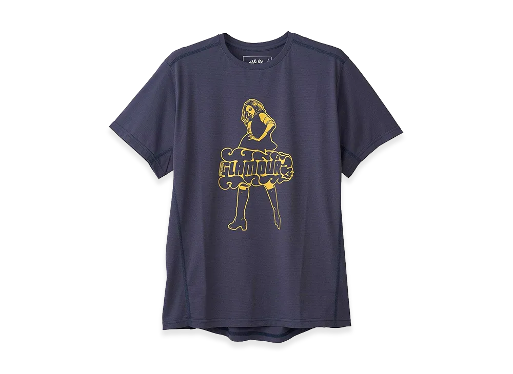 HYSTERIC GLAMOUR Vixen Girl Functional T-Shirt "Navy"