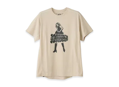 HYSTERIC GLAMOUR Vixen Girl Functional T-Shirt "Beige"