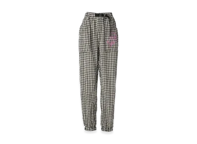 HYSTERIC GLAMOUR Women's Ben & Lucy Gingham Check Work Pants "White"