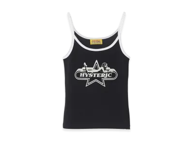 HYSTERIC GLAMOUR Women's Star Woman Camisole "Black"