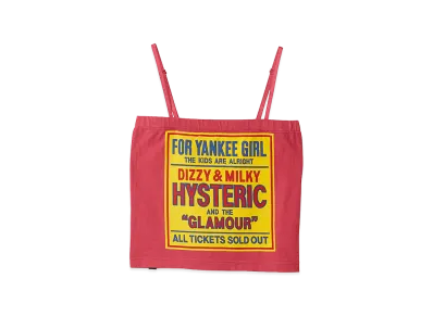 HYSTERIC GLAMOUR Women's Dizzy & Milky Camisole "Pink"