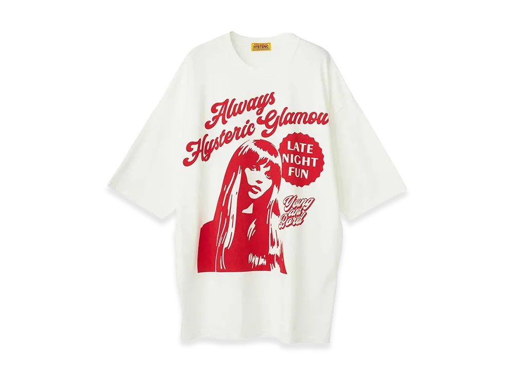 HYSTERIC GLAMOUR Women's Always HG Dress "White"
