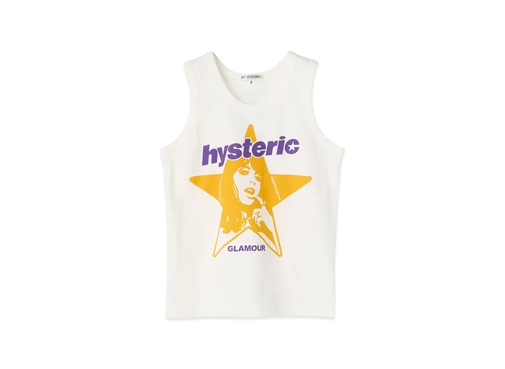 HYSTERIC GLAMOUR Kids Hysteric Star Tank Top "White"