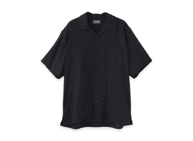 HYSTERIC GLAMOUR Speedster Heavy Metal Open Collar Shirt "Black"