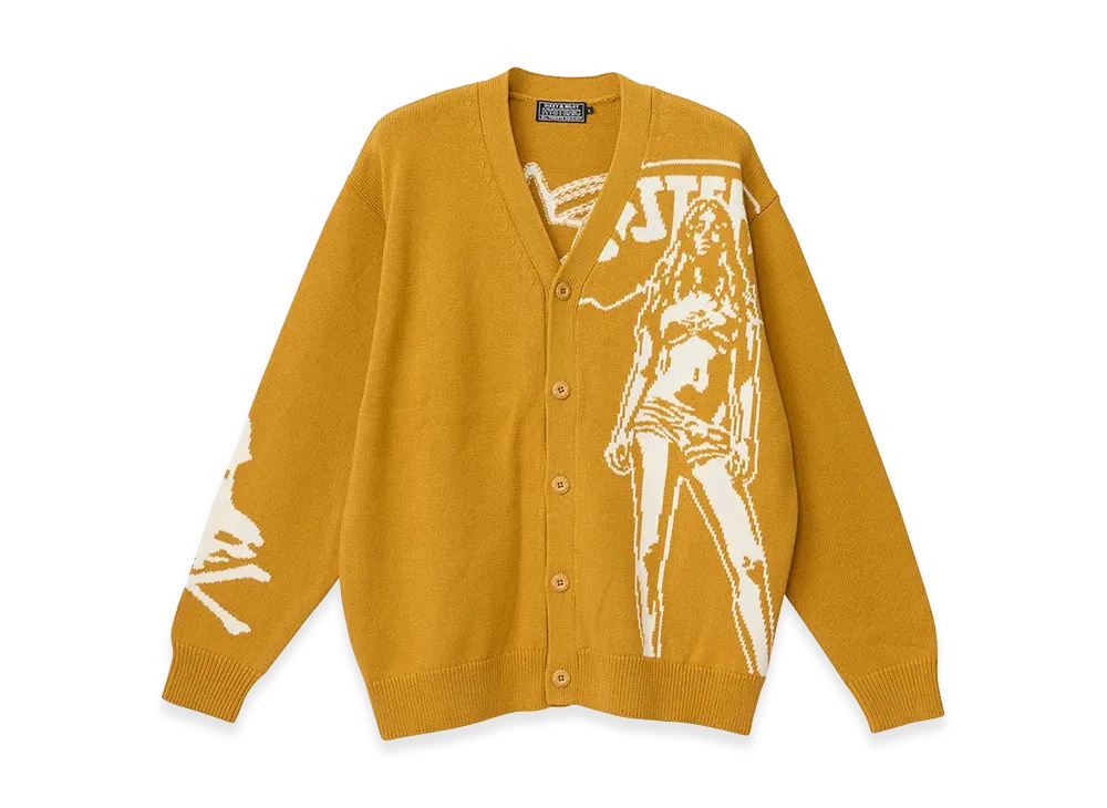 HYSTERIC GLAMOUR Hysteric Woman Knit Cardigan "Yellow"