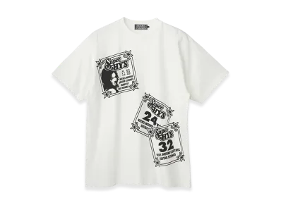 HYSTERIC GLAMOUR HG Guitar Strings T-Shirt "White"