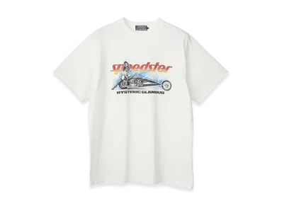 HYSTERIC GLAMOUR Speedster Heavy Metal T-Shirt "White"