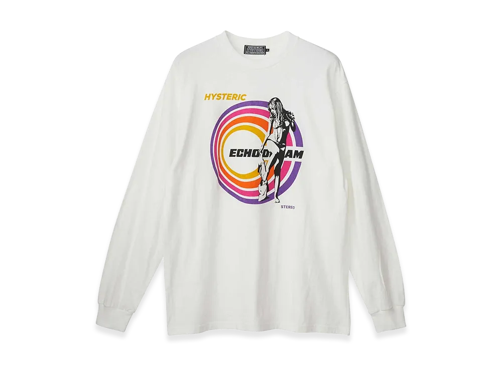 HYSTERIC GLAMOUR Echo Dream T-Shirt "White"