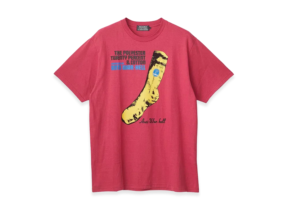 HYSTERIC GLAMOUR Anti War Hell T-Shirt "Pink"