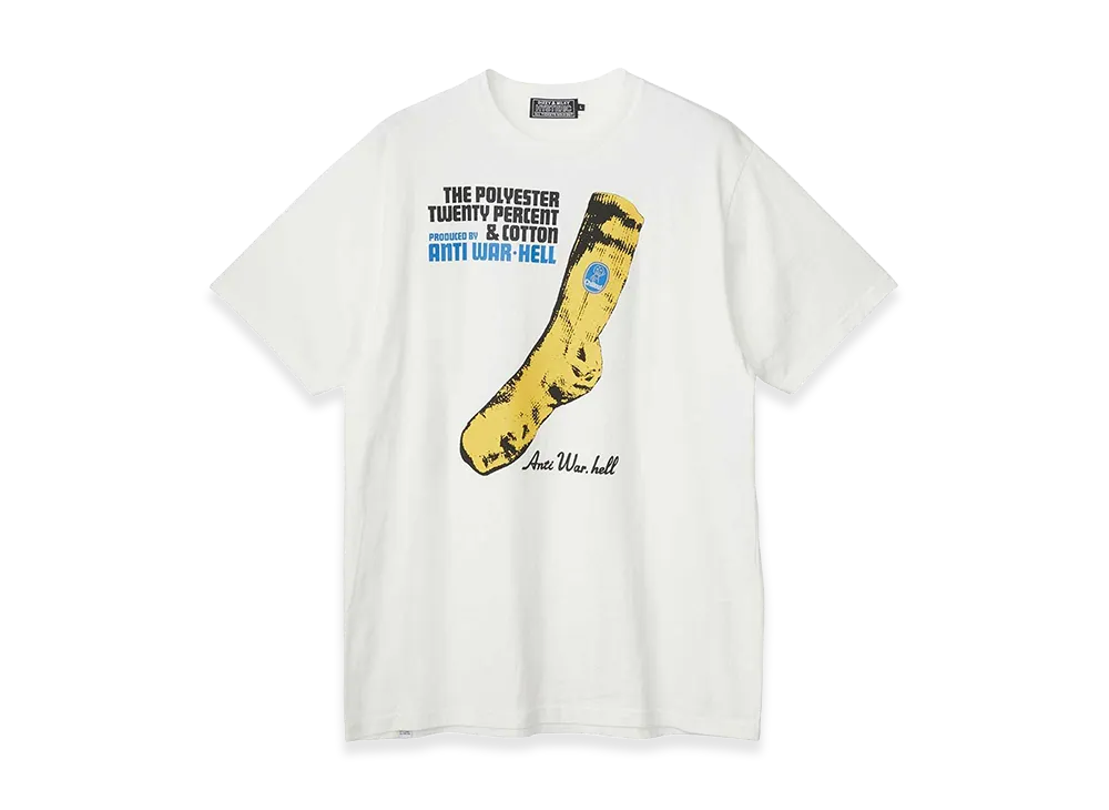 HYSTERIC GLAMOUR Anti War Hell T-Shirt "White"