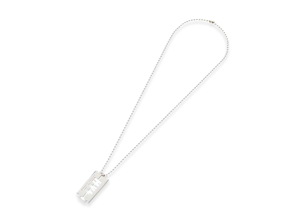 HYSTERIC GLAMOUR Razor Ball Chain Necklace "Silver"