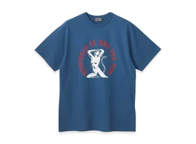 HYSTERIC GLAMOUR Hot For You T-Shirt "Blue"