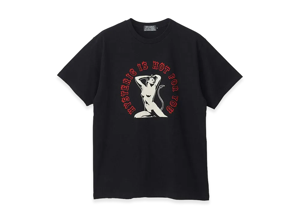 HYSTERIC GLAMOUR Hot For You T-Shirt "Black"