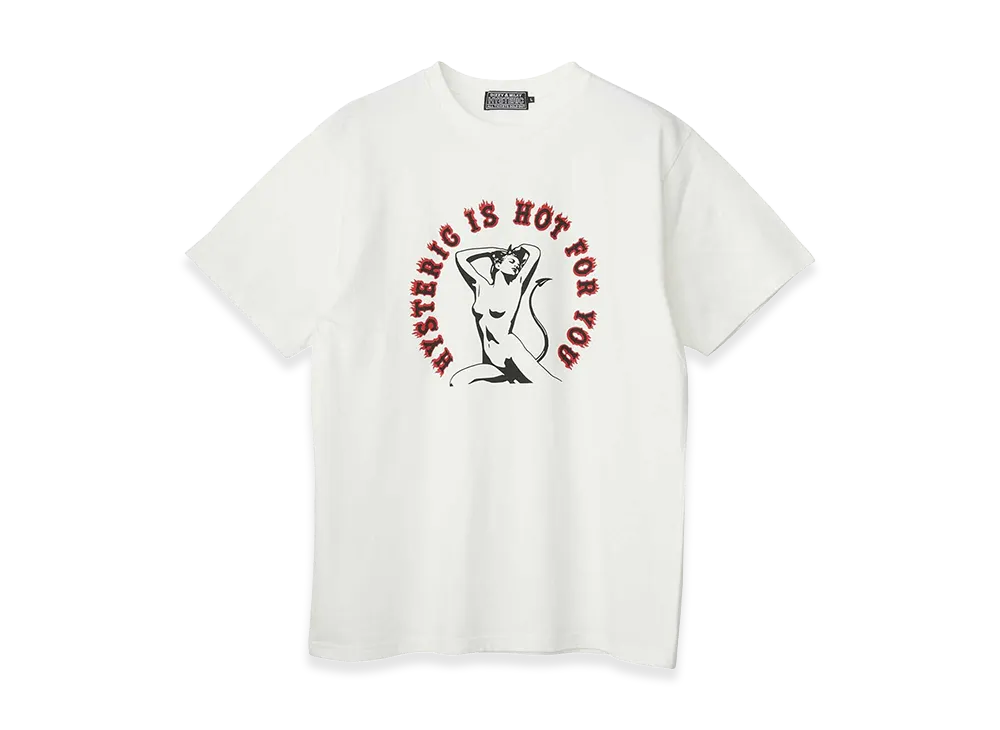 HYSTERIC GLAMOUR Hot For You T-Shirt "White"