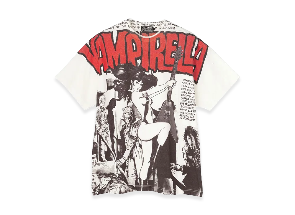 HYSTERIC GLAMOUR Vampirella/Flying V T-Shirt "White"