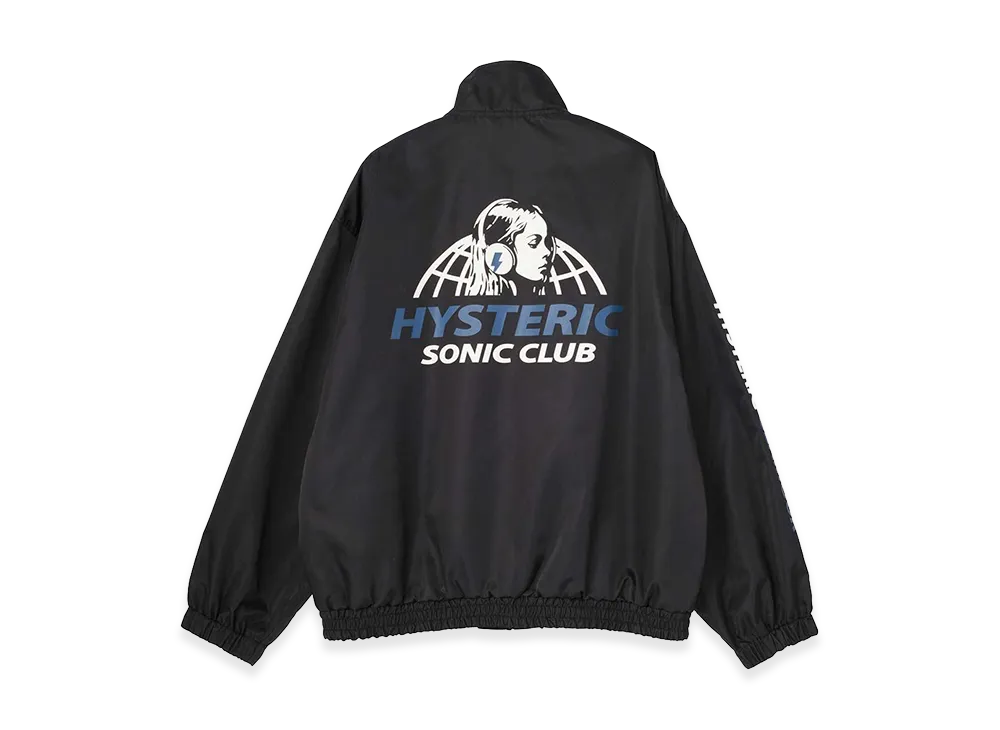 HYSTERIC GLAMOUR Women's Hysteric Sonic Club Stand Collar Blouson "Black"