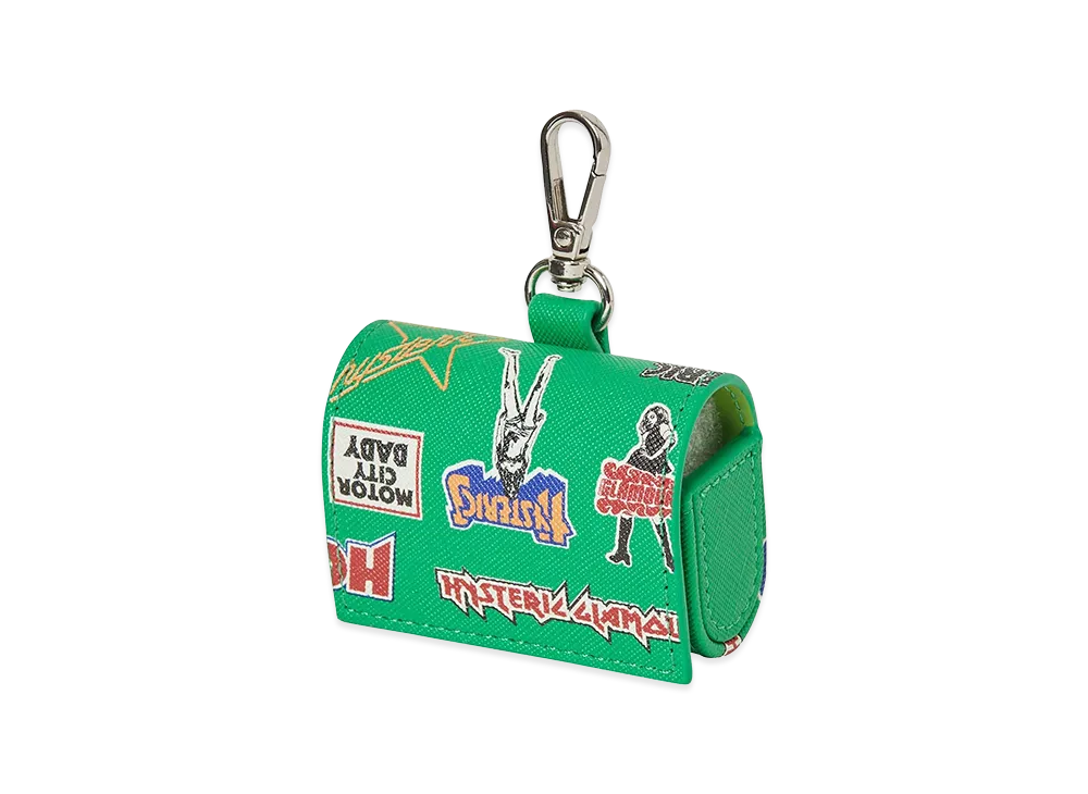 HYSTERIC GLAMOUR Women's Rock City Airpods Pro Case "Green"
