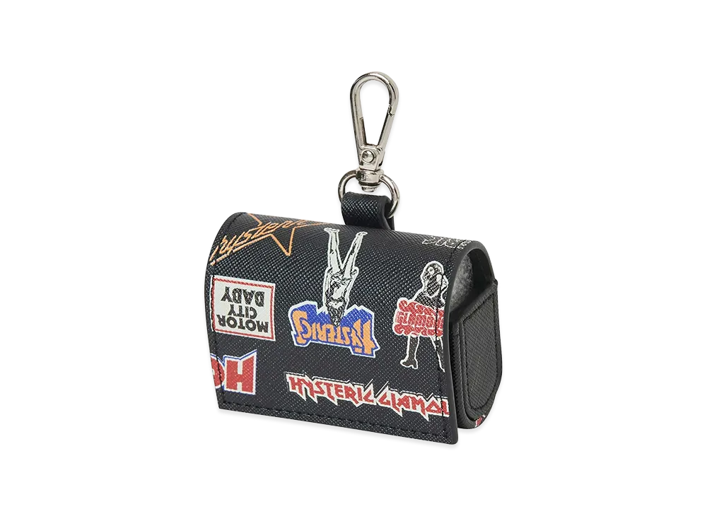 HYSTERIC GLAMOUR Women's Rock City Airpods Pro Case "Black"