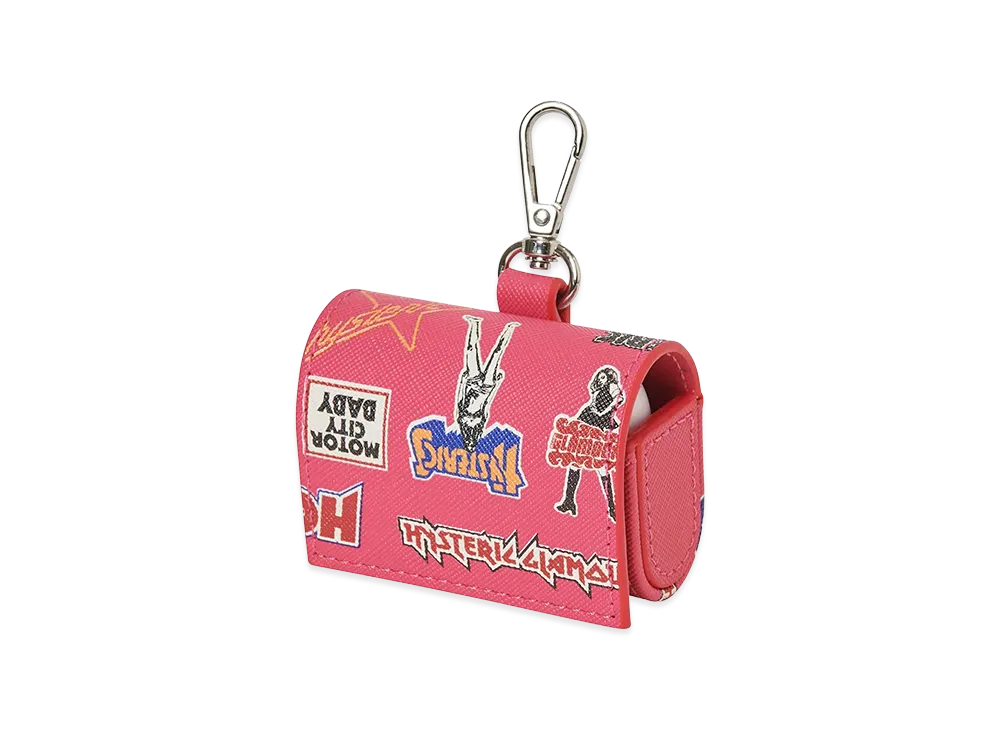 HYSTERIC GLAMOUR Women's Rock City Airpods Pro Case "Pink"