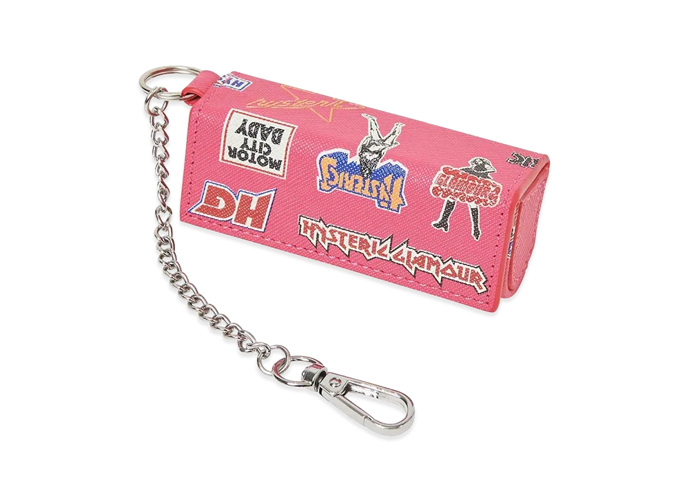 HYSTERIC GLAMOUR Women's Rock City Lip Case "Pink"