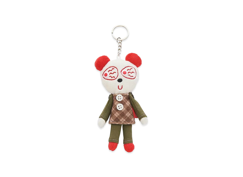 HYSTERIC GLAMOUR Women's Red Eye Panda Keychain "Red"
