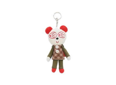 HYSTERIC GLAMOUR Women's Red Eye Panda Keychain "Red"