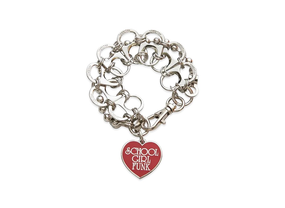 HYSTERIC GLAMOUR Women's Girl Funk Chain Bracelet "Silver"