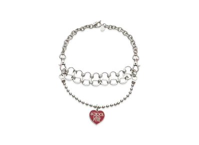 HYSTERIC GLAMOUR Women's Girl Funk Chain Necklace "Silver"