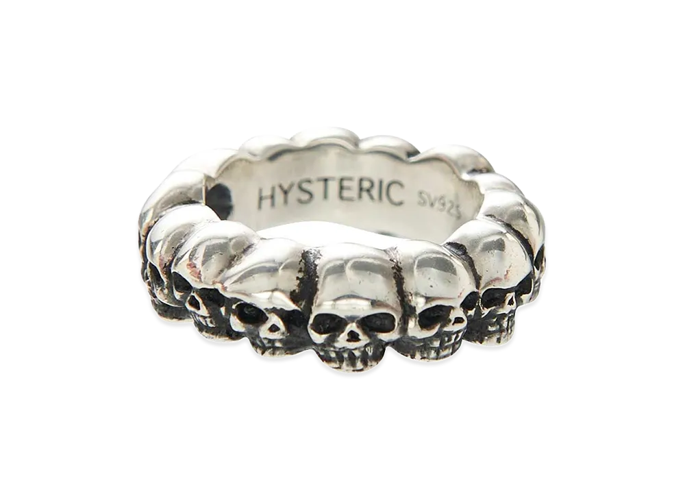 HYSTERIC GLAMOUR Women's Skull Ring "Silver"