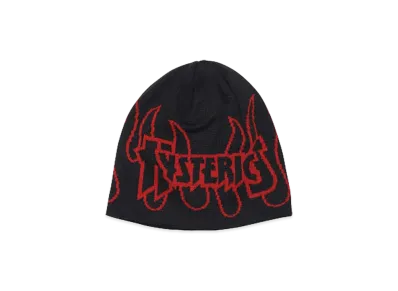 HYSTERIC GLAMOUR Fire Hysteric Beanie "Black"