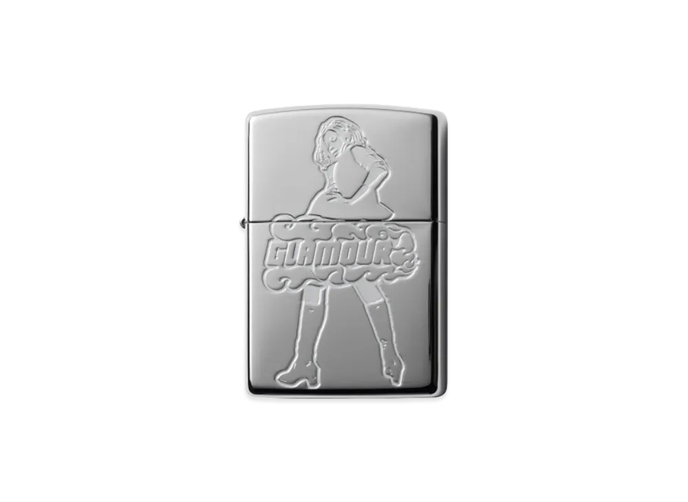 HYSTERIC GLAMOUR Vixen Girl Zippo "Silver"