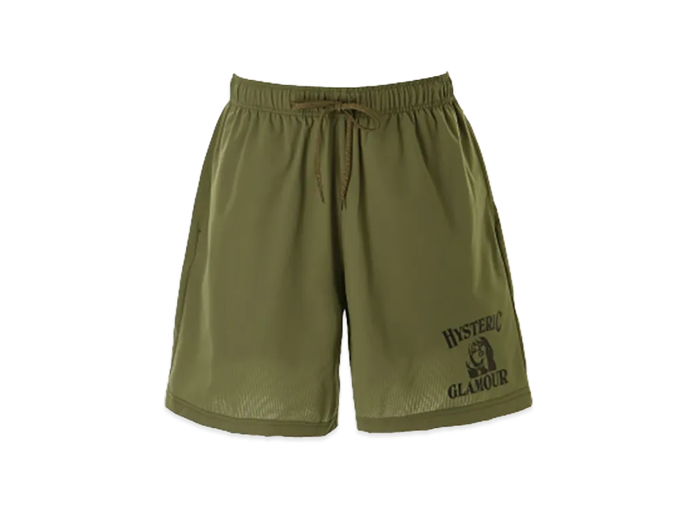 HYSTERIC GLAMOUR Whisky Woman Shorts "Khaki"