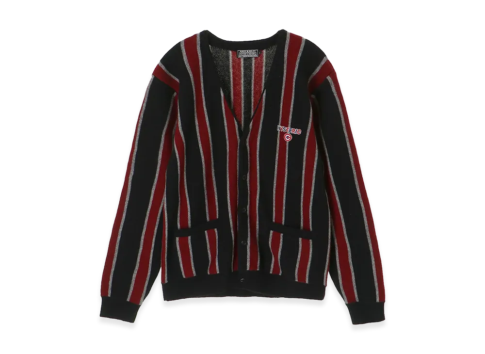 HYSTERIC GLAMOUR HYSTERIC G Embroidered Cardigan "Black"