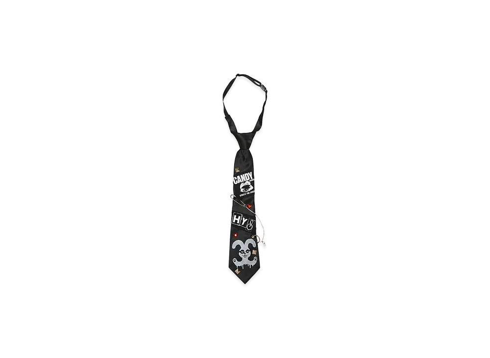 HYSTERIC GLAMOUR Women's RABBIT GHOST Tie "Black"