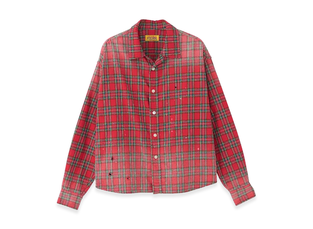 HYSTERIC GLAMOUR Women's HYSTERIC HORSESHOE GIRL Oversized Shirt "Red"